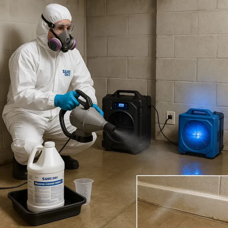 Sanitization and Odor Removal process in Cayucos, CA